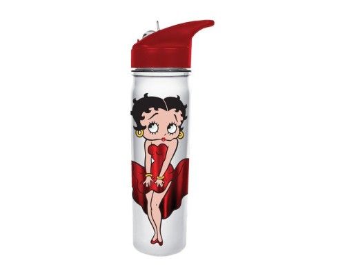 Bouteille Betty Boop 18oz Robe Rouge